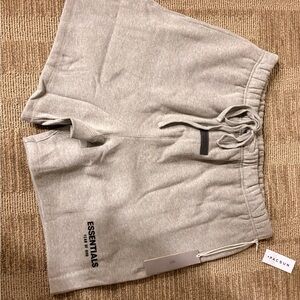 Essentials Light Gray Athletic Men's Shorts